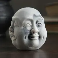 Фигурка &laquo;Многоликий Будда&raquo;, мраморная крошка, 6 см