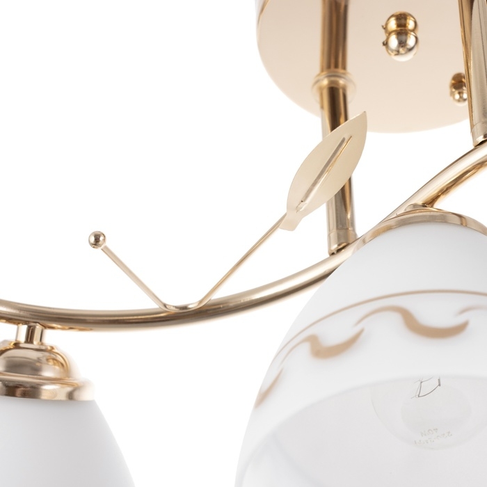 Люстра Люстра "Аквила" 3хЕ27 40Вт золото 58х26 см