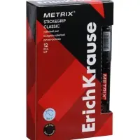 Ручка - роллер Erich Krause METRIX, узел 0.5, чернила чёрные, длина письма 1200 метров