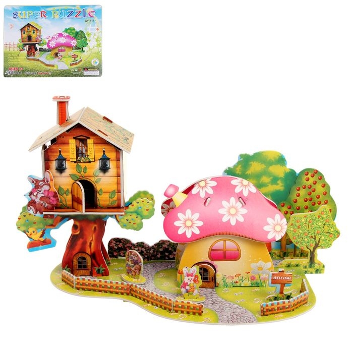 Конструктор 3D «Сказочный замок» Конструктор 3D «Сказочный замок»