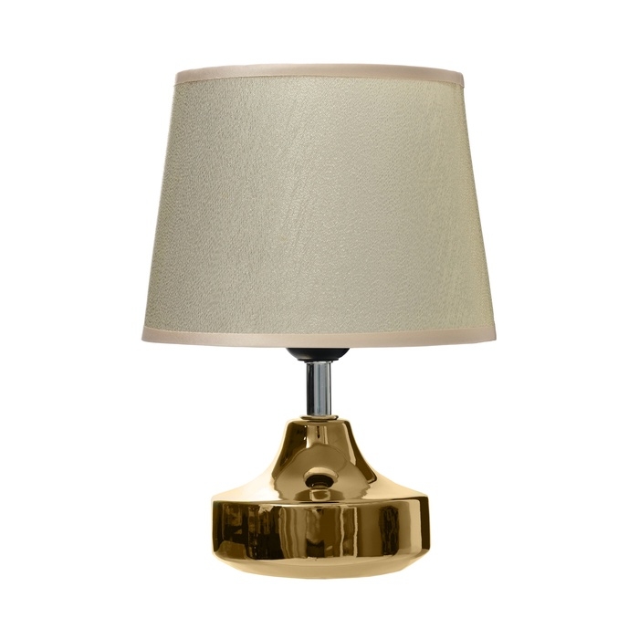 Настольная лампа с абажуром RISALUX «Блеск», 1×40 Вт, Е27, 17×17×24 см Настольная лампа с абажуром RISALUX «Блеск», 1×40 Вт, Е27, 17×17×24 см