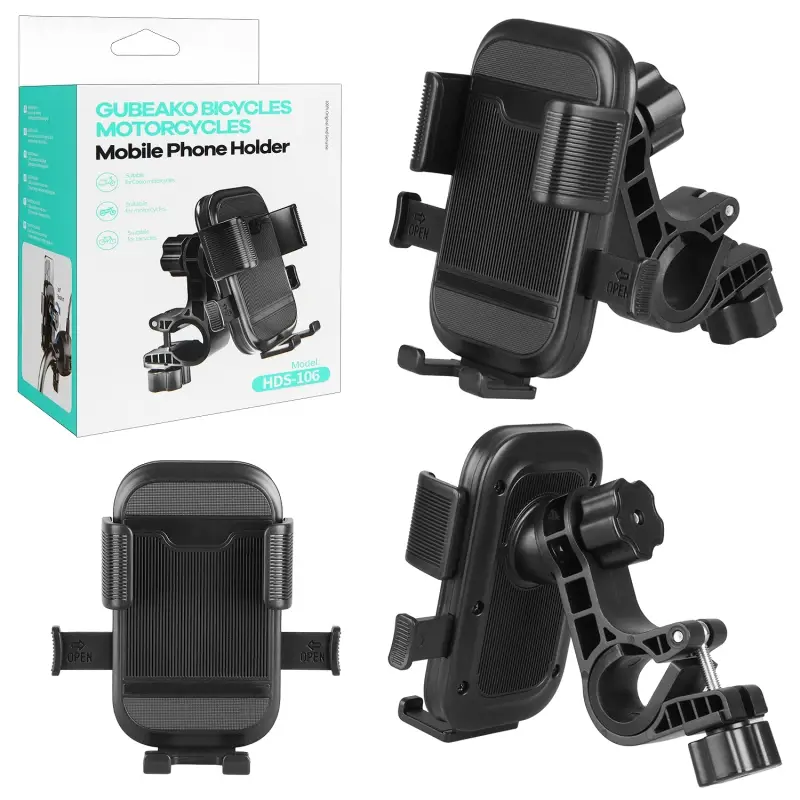 Держатель для велосипеда HDS-106 черный (100шт/кор)