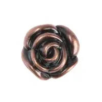 Ручка-кнопка CAPPIO Rose 01, цвет медь