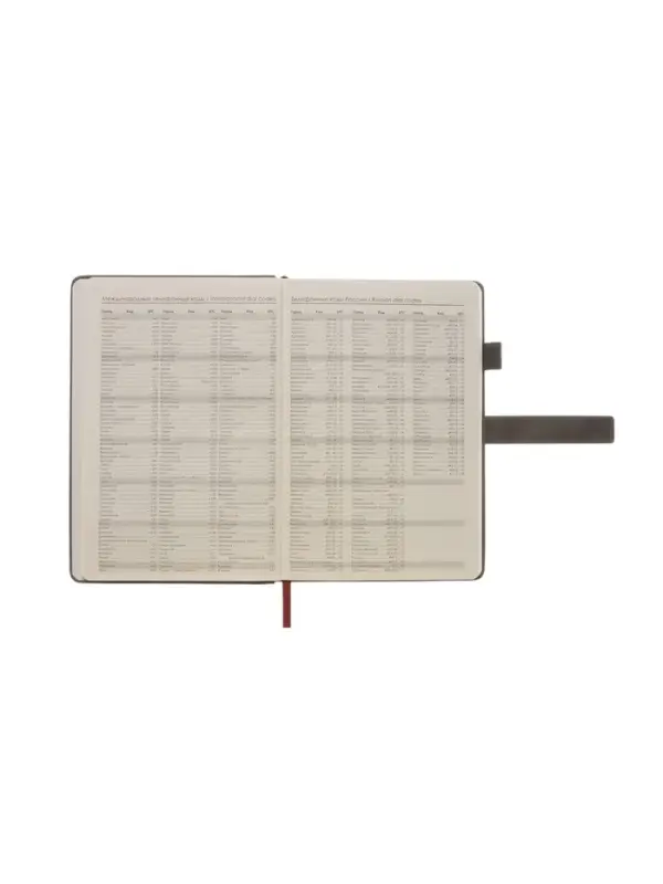 Ежедневник недатированный формат А5, с хлястиком, 80л, линия, пвх, Серый Ежедневник недатированный формат А5, с хлястиком, 80л, линия, пвх, Серый