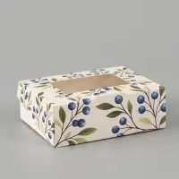 Коробка подарочная с окном &laquo;Ягоды&raquo;, 10&times;8&times;3.5 см, самосборная