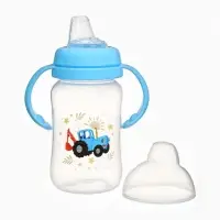 Поильник-непроливайка с носиком, 270 мл, Синий трактор Поильник-непроливайка с носиком, 270 мл, Синий трактор