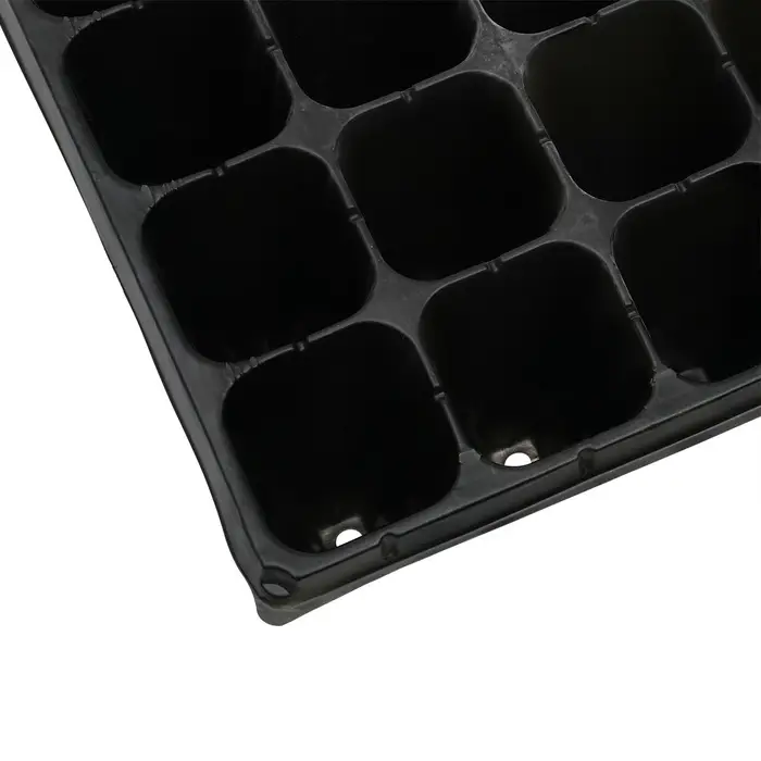 Кассета для рассады, 32 ячейки по 150 мл, пластик, чёрная, 51&times;28&times;10 см, Greengo
