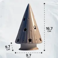 Фигура светодиодная, Luazon Lighting, 16,7 см, 1 LED, тёплый белый свет