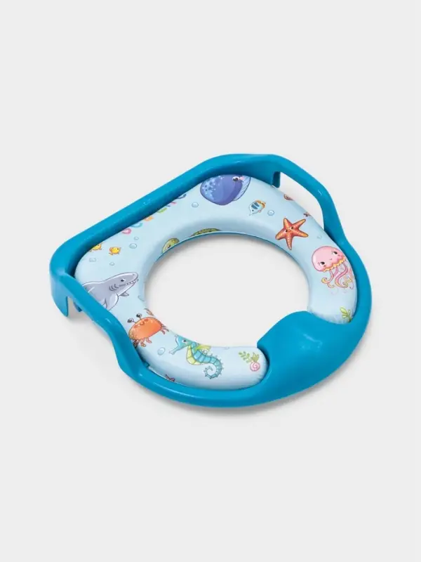 Сиденье для унитаза детское с ручками Сиденье для унитаза детское с ручками "Морская жизнь"