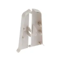 Торцевые заглушки для плинтуса &laquo;Деконика&raquo;, пара, 70 мм, цвет 002 светло-серый