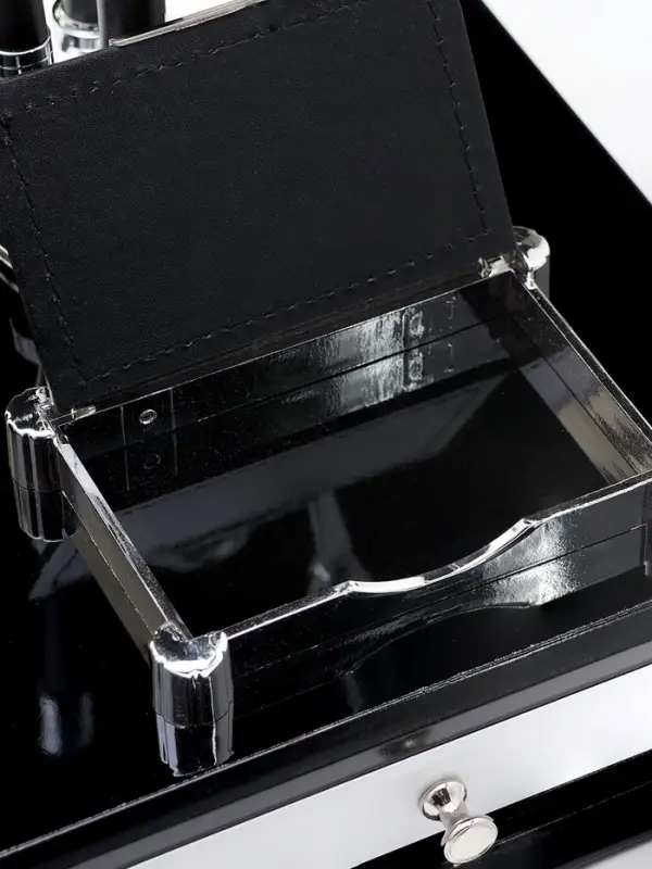 Набор настольный канцелярский 7 в1 с визитницей, карандашницей, лупой и ножом для писем