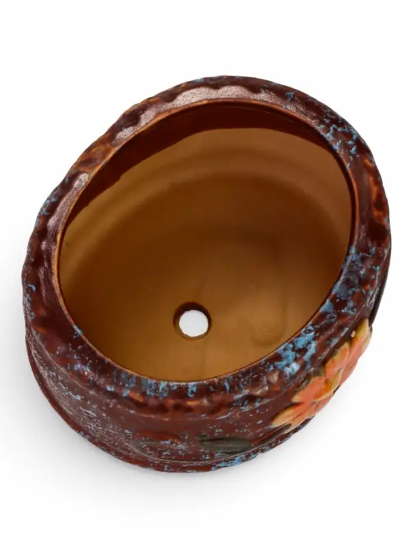 Декоративный горшок для цветов &laquo;Цветок&raquo;, 8&times;10&times;10 см, керамический, Greengo