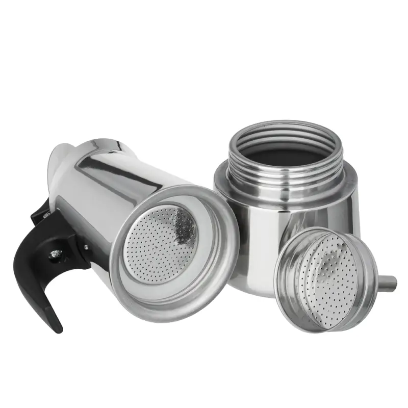 VETTA Кофеварка гейзерная, 4 чашки, нержавеющая сталь, нейлоновая ручка