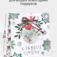 Пакеты подарочные новогодние &laquo;Новогодняя пора&raquo;, набор 4 шт.