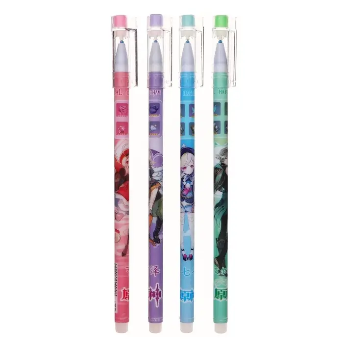 Ручка гелевая Calligrata &laquo;Аниме&raquo;, синий стержень, узел 0.5 мм, МИКС