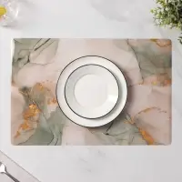 Салфетки сервировочные на стол Доляна &laquo;Мрамор&raquo;, 4 шт., 30&times;45 см
