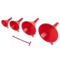 Воронки комплект 4шт (50мм, 75мм, 95мм, 115мм) AVS OF-04К