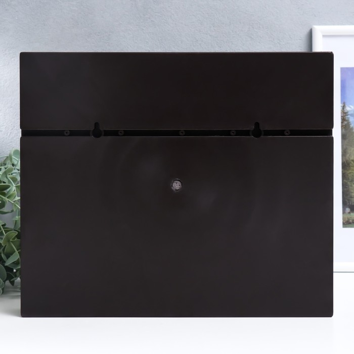 Ключница Ключница "Утки у лесного домика" Венге 26,5х31,5х4,5 см МИКС