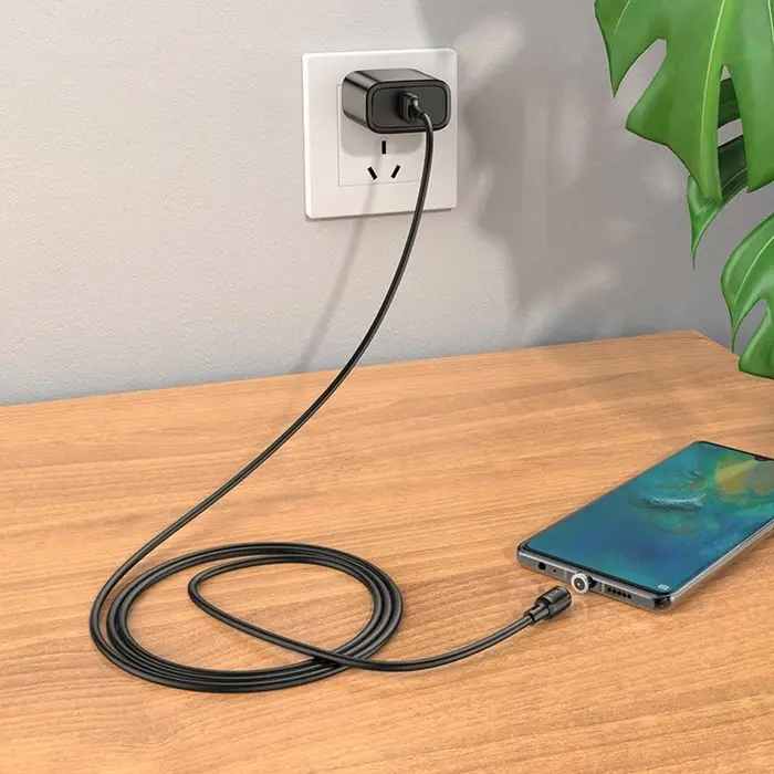Кабель Hoco X52, Type-C - USB, магнитный, 3 А, 1 м, чёрный