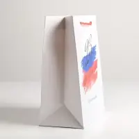 Пакет подарочный ламинированный, упаковка, &laquo;С 23 февраля&raquo;, ML 23&times;27&times;11.5 см
