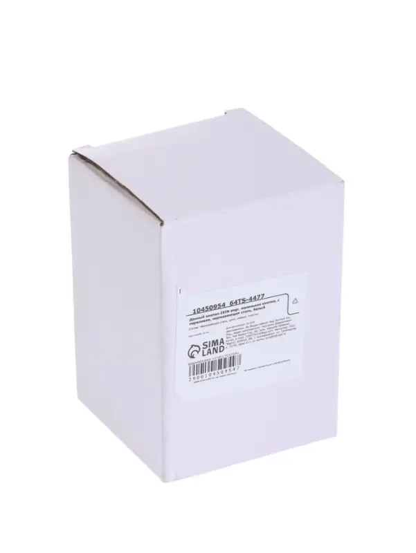 Донный клапан ZEIN engr, маленькая кнопка, с переливом, нержавеющая сталь, белый