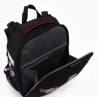 Рюкзак школьный для девочки &laquo;Бабочка&raquo;, Stavia, эргономичная спинка, 30&times;16&times;38 см, чёрный