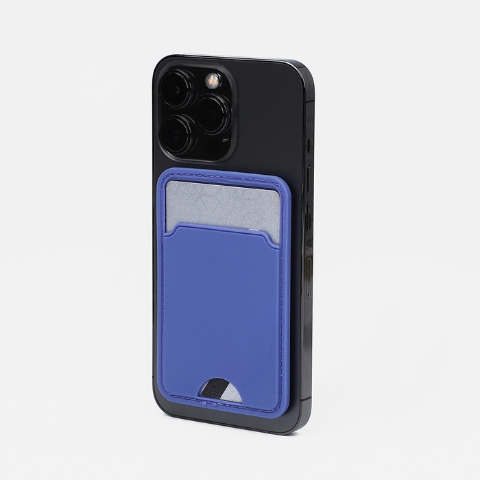 Картхолдер на телефон, цвет сиреневый Картхолдер на телефон, цвет сиреневый