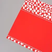 Пленка флористическая для цветов, красная, 57&times;57 см