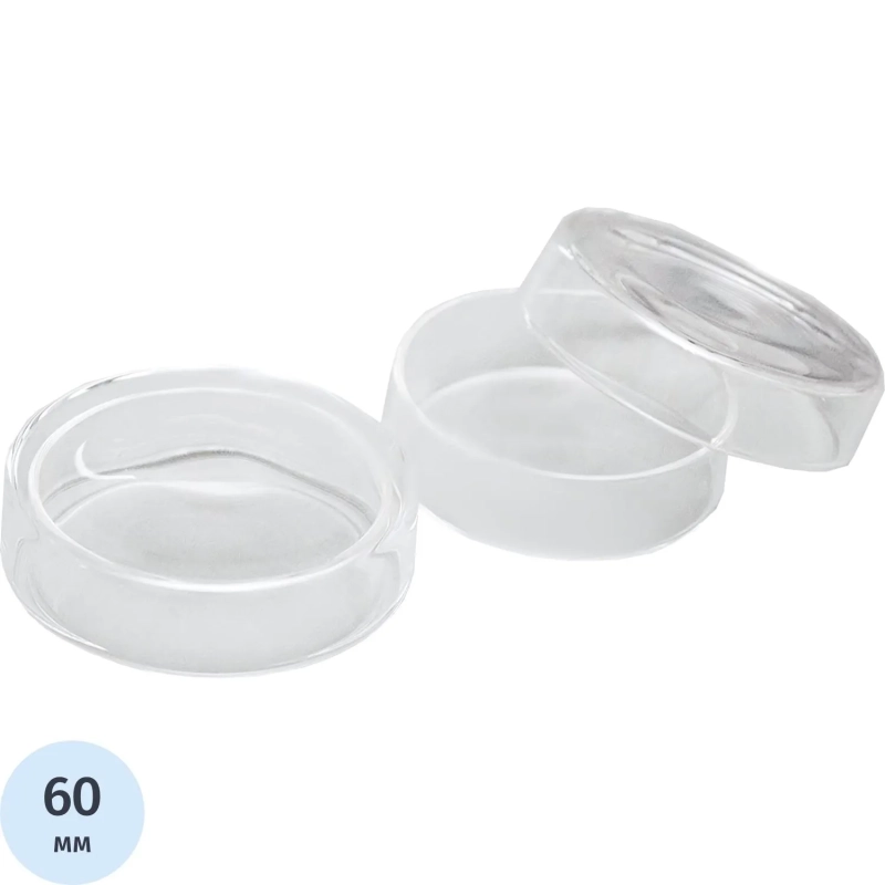 Чашка Петри  стекло, 60x15 мм, Boro 3.3, 10 шт/уп 11000250