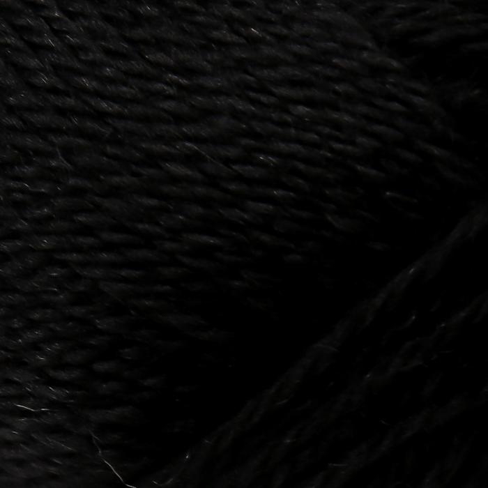 Пряжа Пряжа "Аргентинская шерсть" 100% импортная шерсть 200м/100гр (003, черный)