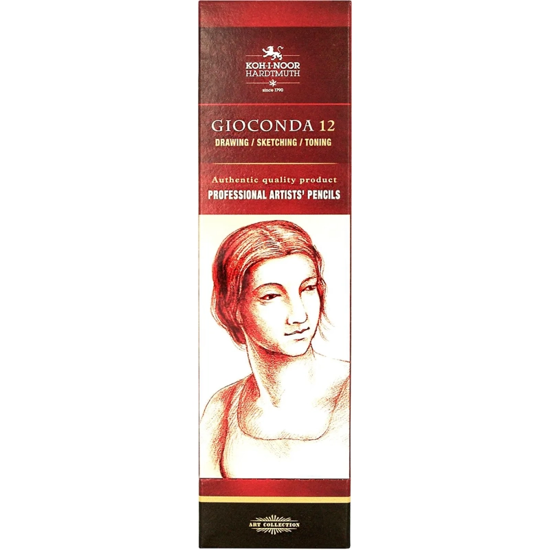 Уголь для рисования KOH-I-NOOR GIOCONDA EXTRA HB белый каранд.8812003003KS