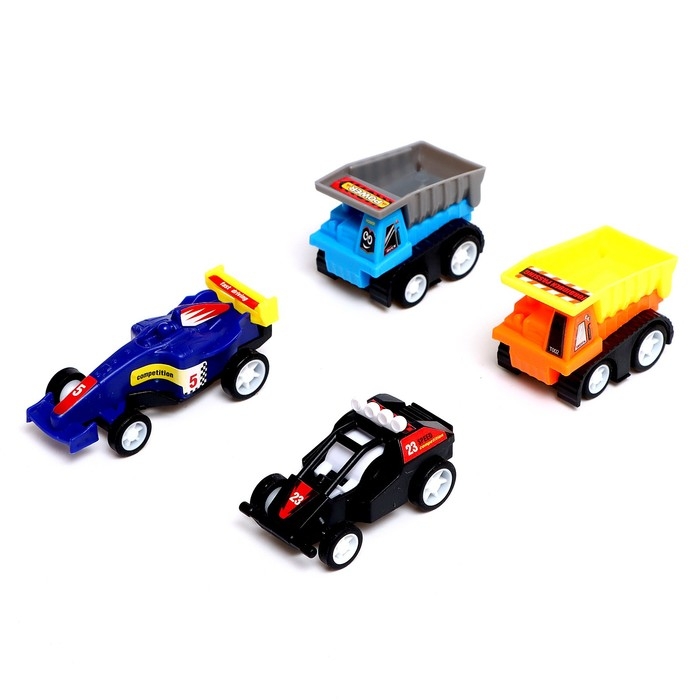 Набор инерционных машин «Город», 12 штук Набор инерционных машин «Город», 12 штук