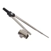 Циркуль металлический Calligrata, 100 мм (козья ножка), в пакете