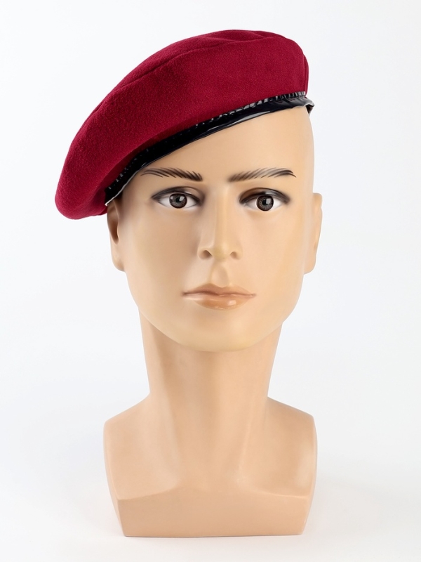 Берет военного, цвет бордовый Берет военного, цвет бордовый