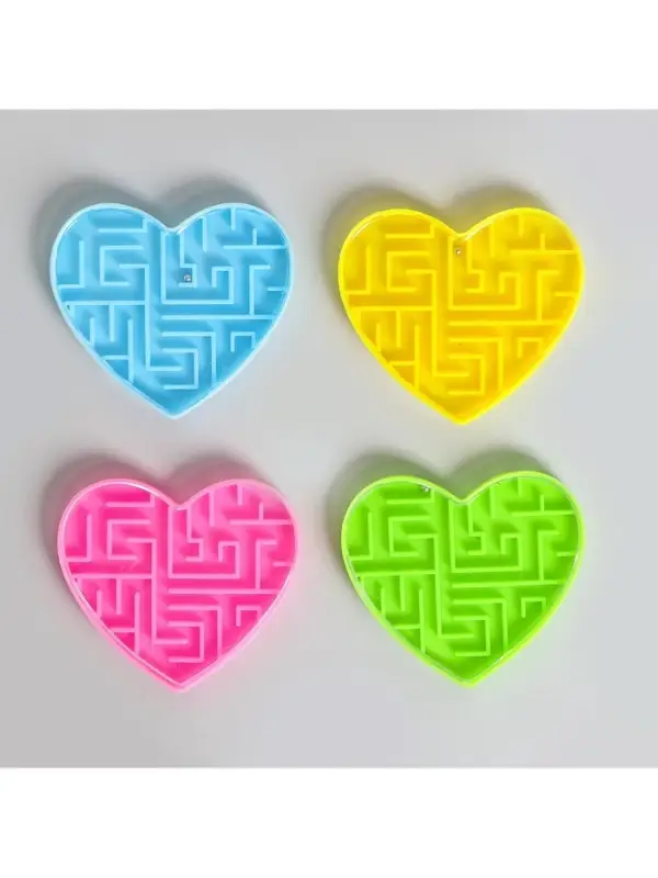 Головоломка лабиринт &laquo;Сердце&raquo;, цвета МИКС