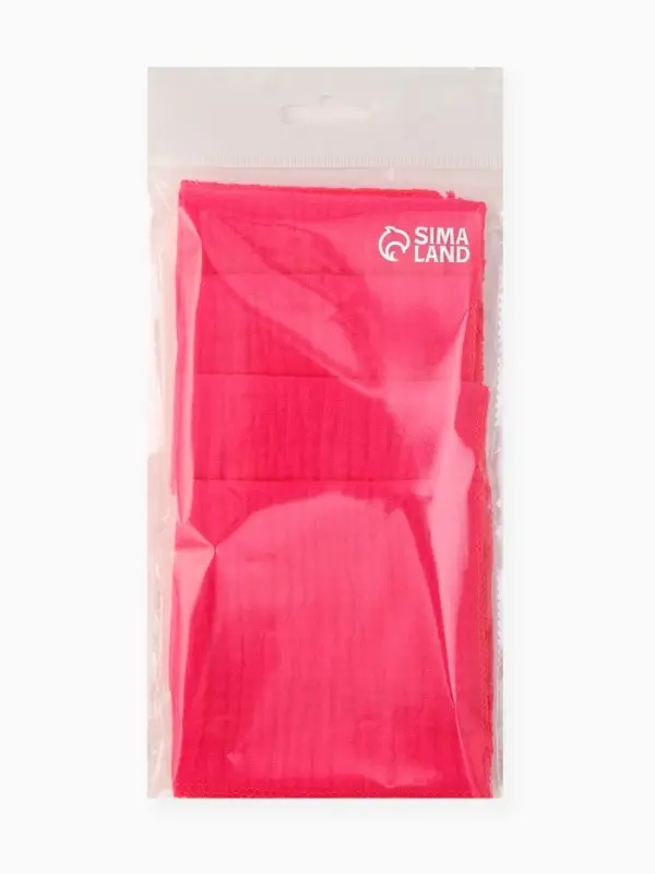 Набор платочков &laquo;Крошка Я. Малинка&raquo;, 20&times;20 см - 5 шт., муслин, хлопок 100%