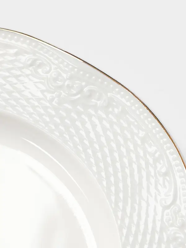 Тарелка WY Empire, d=18 см, фарфор, белая