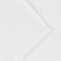 Полотенце Luscan махровое 70х130, 450 гр/м2, Oтель белый, Турция, 5 шт/уп