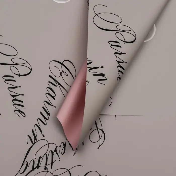 Пленка для цветов матовая, «Пузыри», 57×57 см, кремовый + св. розовый, 65 мкм Пленка для цветов матовая, «Пузыри», 57×57 см, кремовый + св. розовый, 65 мкм