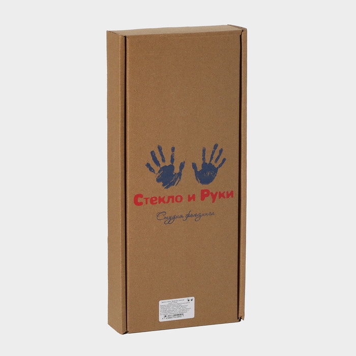 Тарелка из бутылки «Селена», стеклянная, 30×15,5 см Тарелка из бутылки «Селена», стеклянная, 30×15,5 см