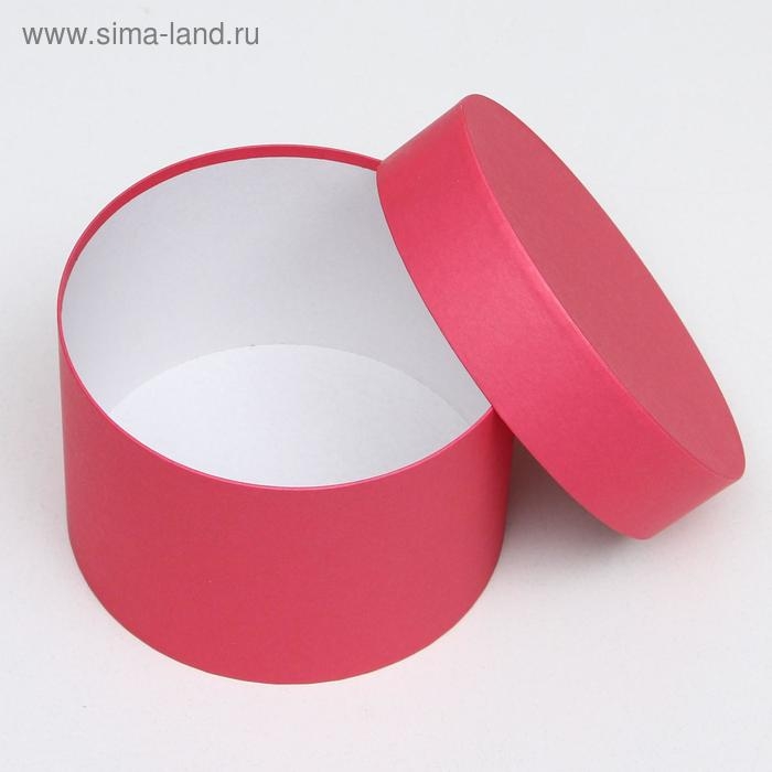 Набор круглых коробок 5 в 1 "Пантон 200-о", 23 х 23 х 14 - 15 х 15 х 10 см