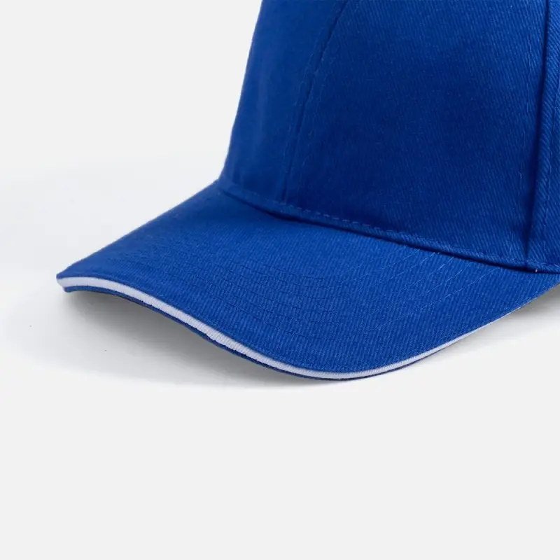 Бейсболка Buffalo, ярко-синяя с белым Бейсболка Buffalo, ярко-синяя с белым