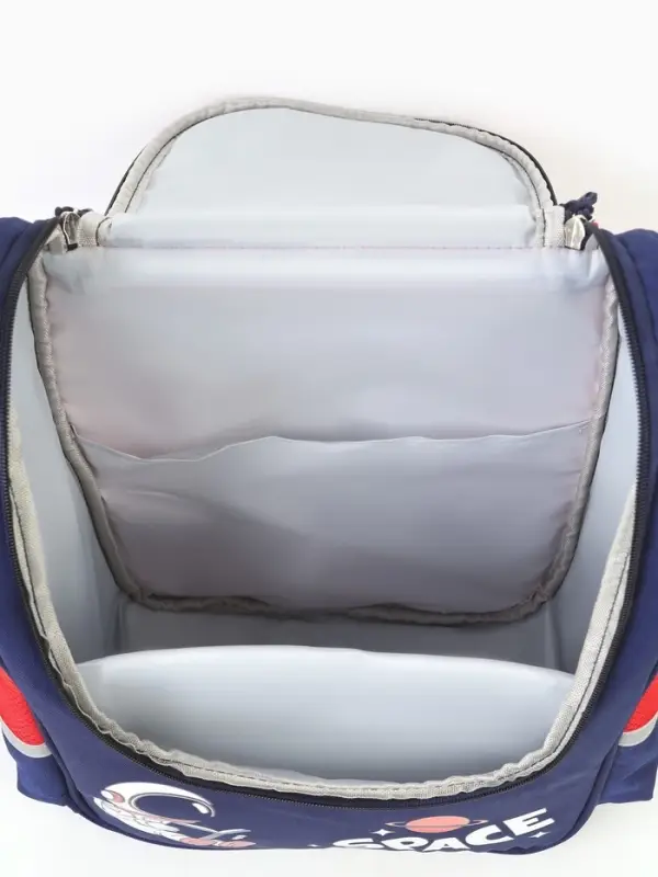 Рюкзак школьный, с эргономичной спинкой квадратный &laquo;Ракета&raquo;