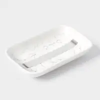 Аксессуары для ванной &laquo;Вестерос&raquo;, 4 предмета, мыльница, дозатор для мыла 390 мл, 2 стакана, белые