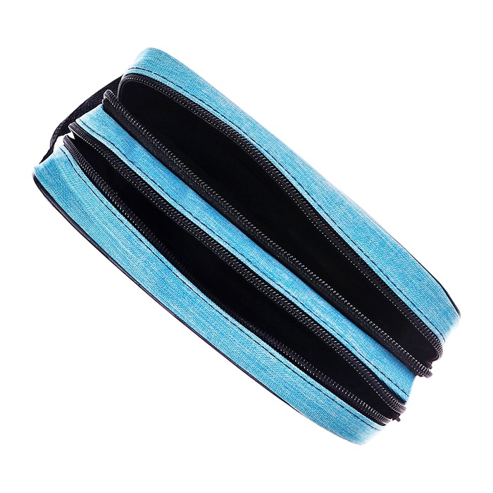 Пенал мягкий 2 отделения, 100 х 220 х 70, с ручкой, стандарт, МИКС Пенал мягкий 2 отделения, 100 х 220 х 70, с ручкой, стандарт, МИКС