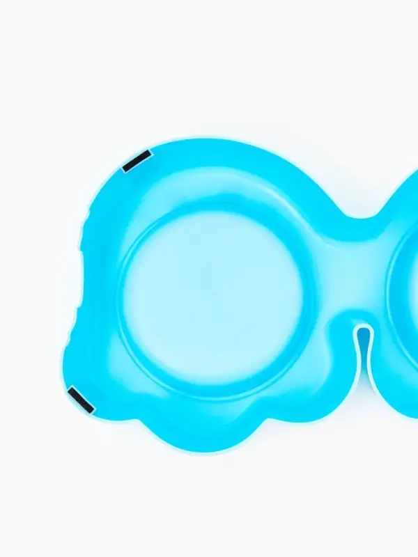 Миска двойная &laquo;Приведение&raquo;, 2&times;160 мл, пластик, голубая