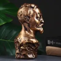 Бюст &laquo;Дзержинского Ф.Э.&raquo;, фигурка полистоун, под бронзу, 17&times;24 см