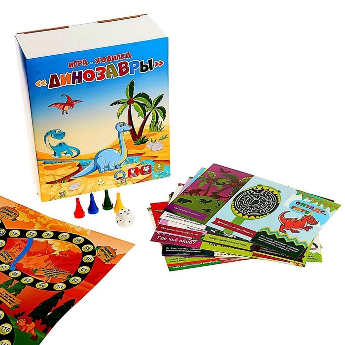 Игра-ходилка «Динозавры» Игра-ходилка «Динозавры»