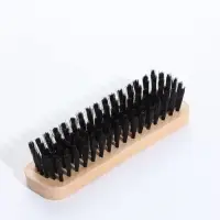 Щётка для одежды и обуви деревянная LaDо́m, 17&times;5&times;4 см, 200 пучков, искусственный ворс