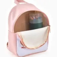 Рюкзак дет 18*8*23 см, Собака, отд на молнии, розовый